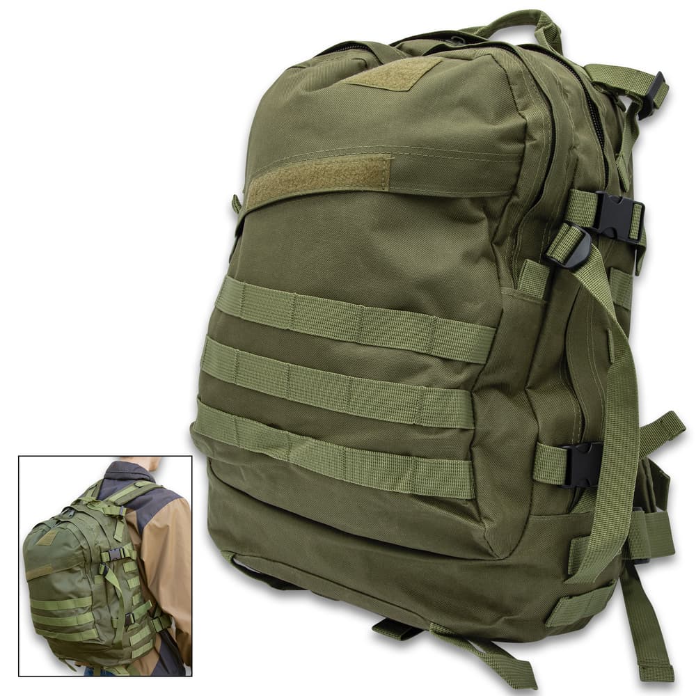 Full image of the OD green All-Purpose Backpack. image number 0